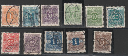 Danimarca 1921 -  Tax 9/18 - Port Dû (Taxe)