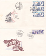 ARCHITECTURE 1982 COVERS  2    FDC CIRCULATED Tchécoslovaquie - FDC