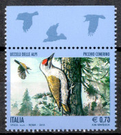 ITALIA / ITALIA 2013** - Uccelli Delle Alpi - "Picchio Cenerino" - 1 Val. MNH. - Climbing Birds