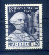 1949 Repubblica Italia SET USATO Cimarosa - 1946-60: Gebraucht