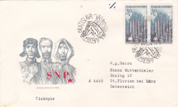 WORKERS 1979 COVERS FDC CIRCULATED Tchécoslovaquie - FDC