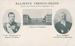 RUSSIE - Alliance FRANCO - RUSSE - Souvenir De La Visite Du Tsar ( Septembre 1901 ) NICOLAS II / Emile LOUBET - Rusland