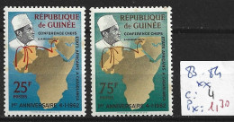 GUINEE 83-84 ** Côte 4 € - Guinée (1958-...)