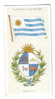 FL 13 - 47-a URUGUAY National Flag & Emblem, Imperial Tabacco - 67/36 Mm - Objetos Publicitarios