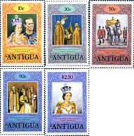 244389 MNH ANTIGUA 1978 25 ANIVERSARIO DE LA CORONACION DE ISABEL II - Otros & Sin Clasificación