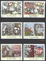 Canada Sc# 2002a-2002f Used Set/6 (f) 2003 48c Jean Paul Riopelle - Oblitérés