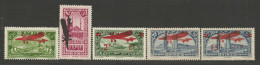 SYRIE  PA N° 38 à 42 NEUF* TRACE DE CHARNIERE  / Hinge  / MH - Airmail