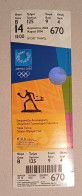 Athens 2004 Olympic Games -  Table Tennis Unused Ticket, Code: 670 - Kleding, Souvenirs & Andere