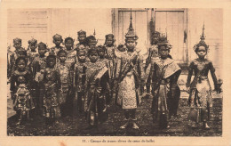 CAMBODGE - Société Des Amis D'Angkor - Groupe De Jeunes élèves Du Corps De Ballet - Carte Postale Ancienne - Cambodge