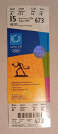 Athens 2004 Olympic Games -  Table Tennis Unused Ticket, Code: 673 - Kleding, Souvenirs & Andere