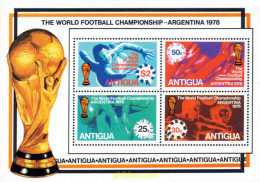 46684 MNH ANTIGUA 1978 COPA DEL MUNDO DE FUTBOL. ARGENTINA-78 - Otros & Sin Clasificación