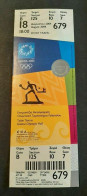 Athens 2004 Olympic Games -  Table Tennis Unused Ticket, Code: 679 - Uniformes Recordatorios & Misc