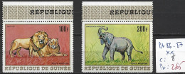 GUINEE PA 86-87 ** Côte 8 € - Guinée (1958-...)