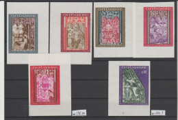 ANDORRE  IMPERF.  LOT 4  COMPLETE SETS  No Gum  PAINTING    Réf  T1373a - Otros & Sin Clasificación