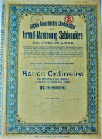 S.A. Des Charbonnages Du Grand Mambourg-Sablonnière - Action Ordinaire (1922) - Mines