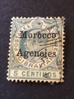 Morocco Agencies  SG 17  5 Centimos Green - Bureaux Au Maroc / Tanger (...-1958)