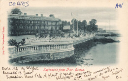 ROYAUME UNI - Angleterre - Cowes - Esplanade From Pier - Carte Postale Ancienne - Cowes