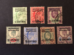 Morocco Agencies  SG 112 To 118  FU - Postämter In Marokko/Tanger (...-1958)