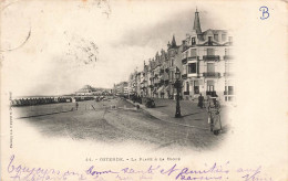 BELGIQUE - Ostende - La Place Et La Digue - Animé - Carte Postale Ancienne - Oostende