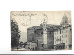 CPA DPT 06 BREIL , PLACE BIANCHERI , HOTEL DE L UNION ET VIEILLE EGLISE En 1913! - Breil-sur-Roya