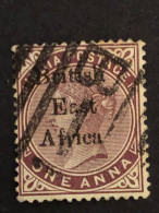 British East Africa  SG 50  1 Anna Brown FU - Britisch-Ostafrika