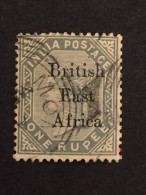 British East Africa  SG 59  1 Rupee Slate FU Mombasa  CV £70 - British East Africa