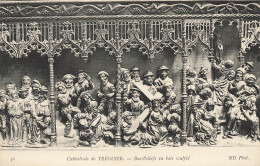 Delcampe - CPA Cathédrale De Tréguier-Bas Reliefs En Bois Sculpté-36       L2585 - Tréguier