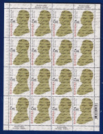 2579 Slowenien Slovenia 2023 Mi.No. 1568 ** MNH Full Sheet Emil Korytko Poland Polen Political Ethnograph - Gezamelijke Uitgaven