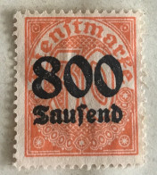 Empire Allemand 1923 - Michel Nr. 95y - 1922-1923 Emissioni Locali