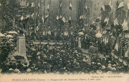 CREUSE  EVAUX LES BAINS Inauguration Du Monument Fourot Aout 1909 - Evaux Les Bains