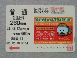 T-201- JAPAN, Japon, Nipon, Carte Prepayee, Prepaid Card, Bus, Autobus - Voitures