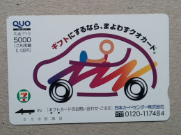 T-201- JAPAN, Japon, Nipon, Carte Prepayee, Prepaid Card, Auto - Voitures