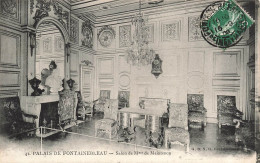 FRANCE - Fontainebleau - Palais De Fontainebleau - Salon De Mme De Maintenon - Carte Postale Ancienne - Fontainebleau