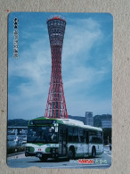 T-539- JAPAN, Japon, Nipon, Carte Prepayee, Prepaid Card, BUS, AUTOBUS - Auto's