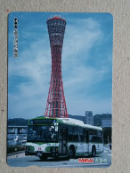 T-539- JAPAN, Japon, Nipon, Carte Prepayee, Prepaid Card, BUS, AUTOBUS - Autos