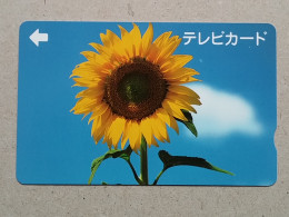 T-555- JAPAN, Japon, Nipon, Carte Prepayee, Prepaid Card, SUNFLOWER - Altri & Non Classificati