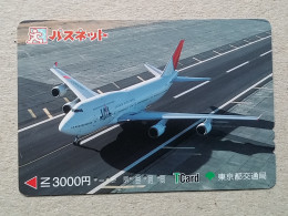 T-557- JAPAN, Japon, Nipon, Carte Prepayee, Prepaid Card, AVION, PLANE, AVIO - Airplanes