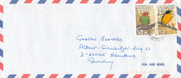 Trinidad & Tobago Air Mail Cover Sent To Germany BIRD Stamps - Trinité & Tobago (1962-...)