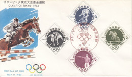 JAPAN FDC 846-849 - FDC