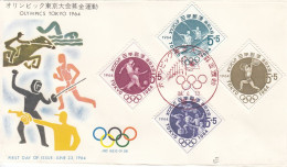 JAPAN FDC 863-866 - FDC