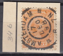 NIEDERLANDE  34 B, Gestempelt, Königin Wilhelmina, 1898 - Used Stamps