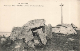 FRANCE - Portsall - Dolmen Et Calvaire Du Guiligui - Carte Postale Ancienne - Sonstige & Ohne Zuordnung