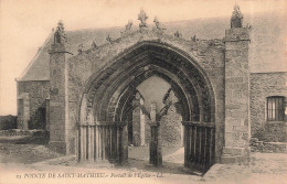 FRANCE - Pointe De Saint Mathieu - Portail De L'église - Carte Postale Ancienne - Sonstige & Ohne Zuordnung