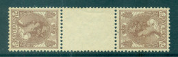 Nederland 1904 Wilhelmina Keerdruk Met Tussenstrook NVPH 61c Postfris Vouwtje In Tussenstrook - Unused Stamps