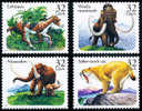 Etats-Unis / United States (Scott No.3077-80 - Prehistoric Animals)  [**] Set Of  4 - Unused Stamps