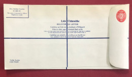 IRELAND 1980 Unused Registered Envelope K  55p ~ MacDonnell Whyte PSRE17 - Enteros Postales