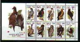 REPUBLIC OF SOUTH AFRICA, 1998, MNH Stamp(s) Birds Of Prey (sheet Or Loose,  Nr(s.) 1140-1149, Scan  F3828 - Nuevos