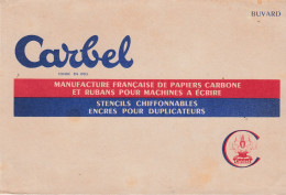 BUVARD & BLOTTER - CARBEL - Manufacture De Papier Carbone Our Machine à écrire - Chocolat