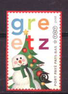 Nederland / Niederlande / Pays Bas / Netherlands Port Betaald BZ35c Christmas On Paper (2010) - Usati