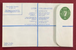 IRELAND 1983 Unused Registered Envelope G  96p ~ MacDonnell Whyte PSRE19a - Postal Stationery